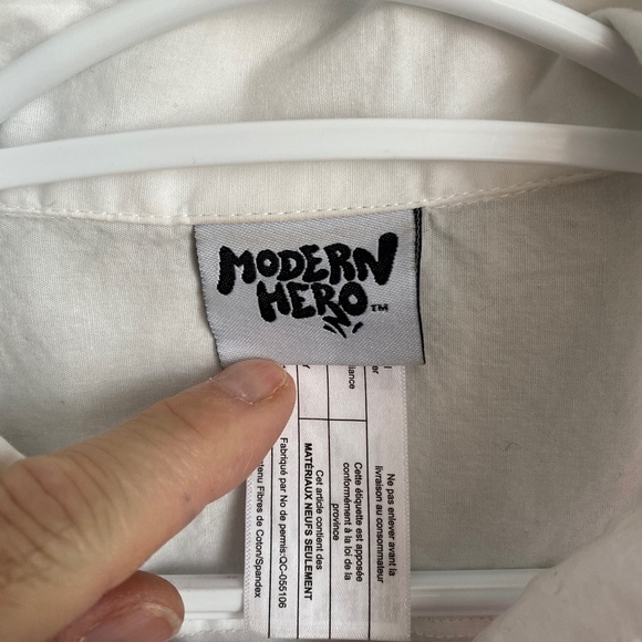 Modern Hero Halloween‎ / Novelty Men's Button Up Costume Shirt Size S/M - Picture 5 of 13